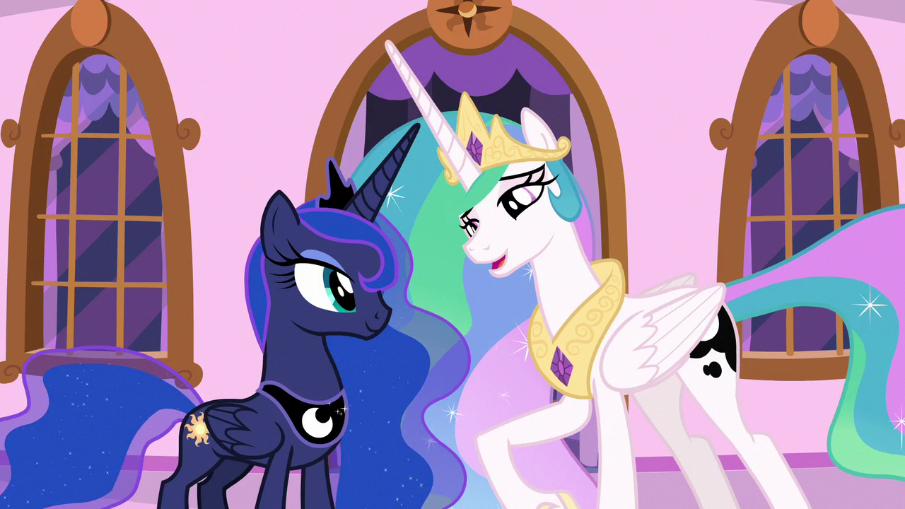 my little pony friendship is magic princess celestia sisters